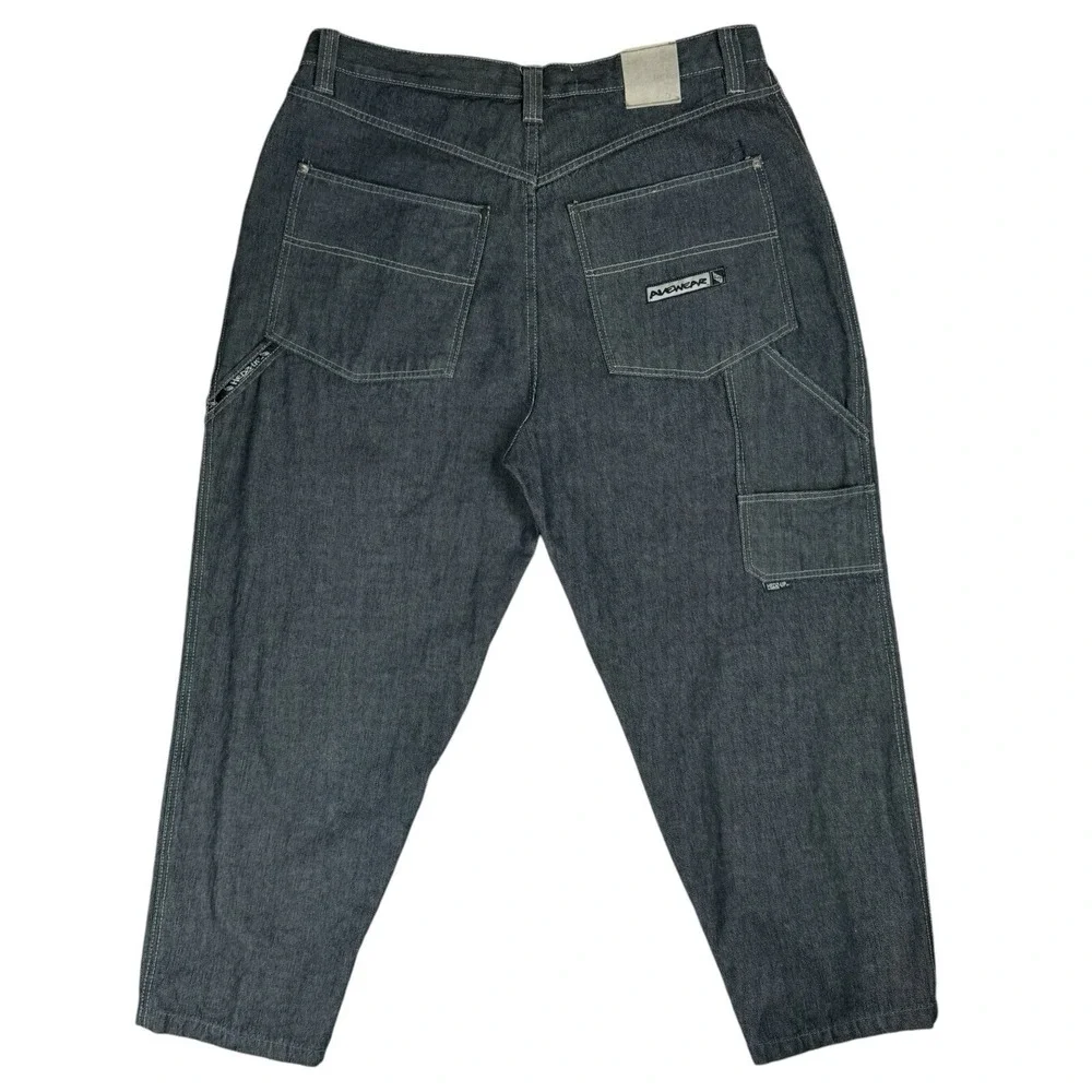 Vintage Headz Up Baggy Carpenter Jeans Size 40 39 Hip‎ Hop Streetwear 90s Y2K